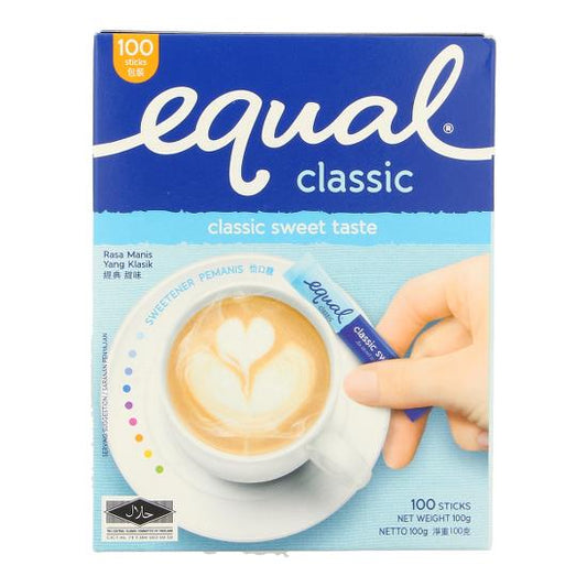 EQUAL ARTIFICIAL SWEETENER 100'S