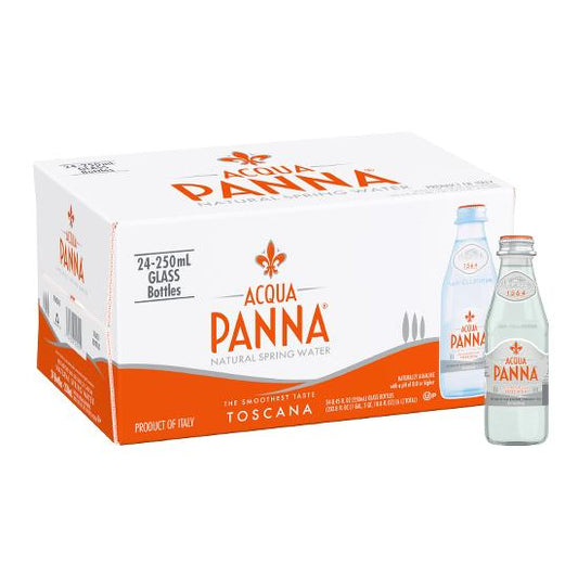 (PRE-ORDER) ACQUA PANNA STILL MINERAL WATER (GLASS) 24 X 250ML