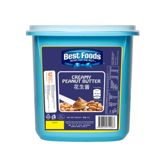 BEST FOOD PEANUT BUTTER CREAMY 3KG